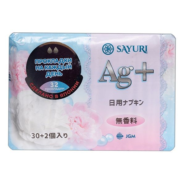 фото упаковки Sayuri Argentum+ Прокладки ежедневные гигиенические